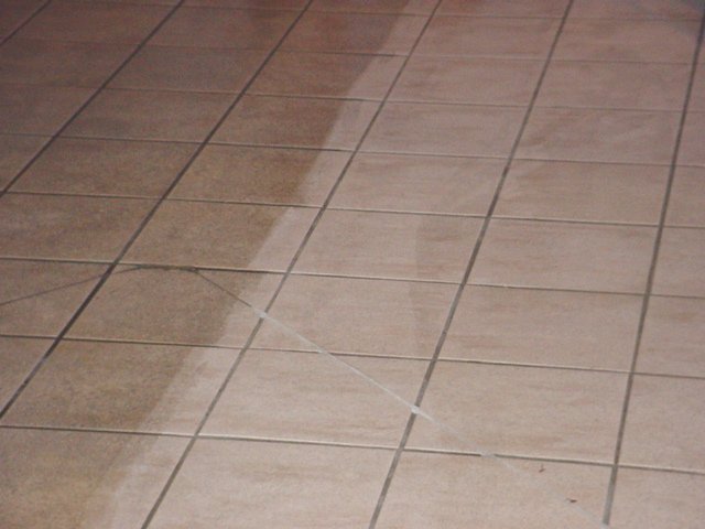 Grout-cleaning